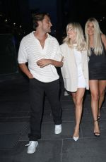 SAMIE ELISHI, LANA JENKINS and CLAUDIA and DANIELLE FOGARTY Arrives at Menagerie in Manchester 08/12/2023