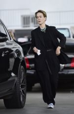 SARAH PAULSON at a Gas Station in Los Angeles 08/06/2023