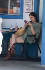 SCOUT WILLIS at a Smog Check Station in Los Feliz 08/01/2023