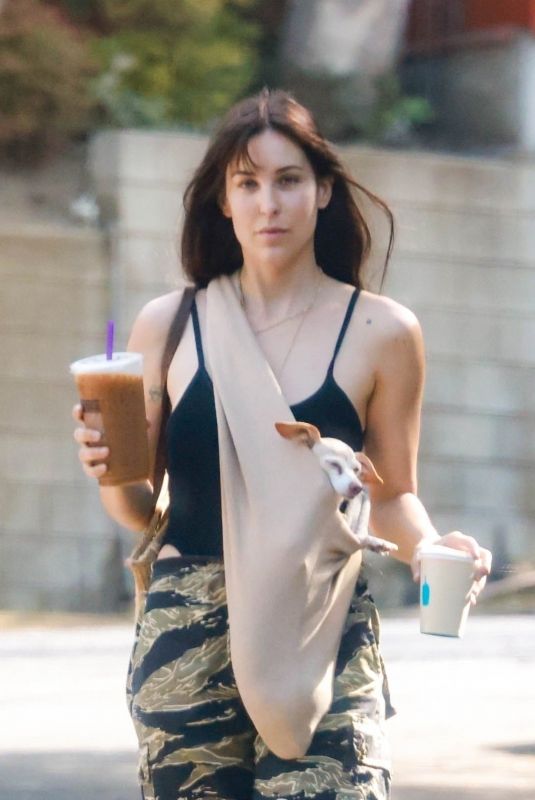 SCOUT WILLIS Out for Coffee in Los Feliz 08/18/2023