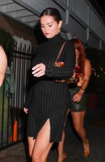 SELENA GOMEZ and FRANCIA RAISA Leaves Giorgio Baldi in Santa Monica 08/11/2023