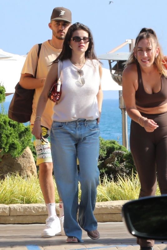 SELENA GOMEZ Leaves Nobu in Malibu 08/07/2023