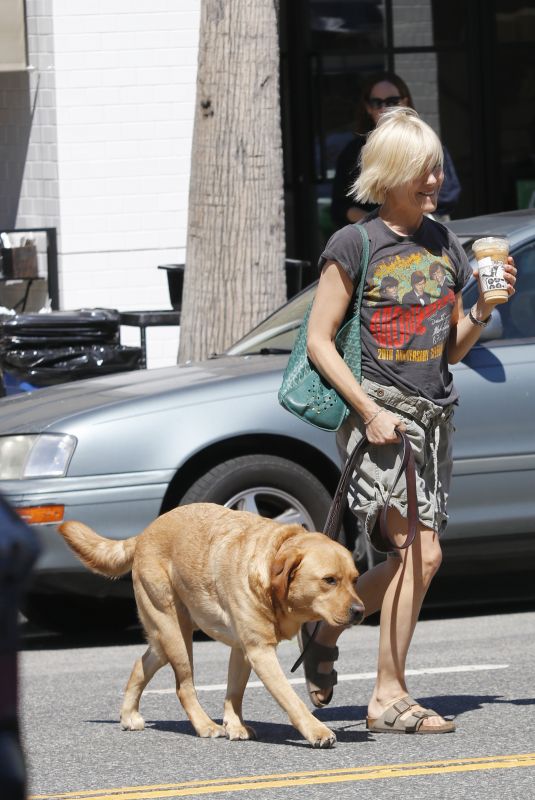 SELMA BLAIR Out for Iced Coffee in Los Angeles 08/22/2023
