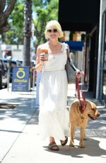 SELMA BLAIR Out with Her Dog in Los Angeles 08/02/2023