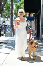 SELMA BLAIR Out with Her Dog in Los Angeles 08/02/2023
