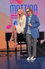 SERENA AUTIERI at One Summer Morning TV Show at Rai Saxa Rubra Studios in Rome 08/01/2023