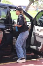 SHAKIRA Arrives at a Photoshoot at Versace House in Miami Beach 08/23/2023