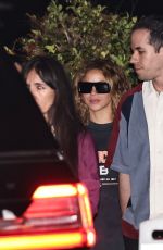 SHAKIRA on a Late Night Dinner with Friends at Nobu in Malibu 08/12/2023