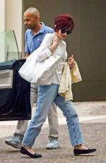 SHARON OSBOURNE Arrives at Maybourne Luxury Hotel in Beverly Hills 08/19/2023