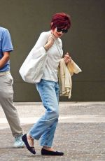 SHARON OSBOURNE Arrives at Maybourne Luxury Hotel in Beverly Hills 08/19/2023