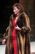 SOPHIE TURNER on the Set of ITVX Drama Joan in Birmingham 08/11/2023