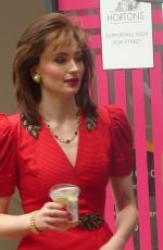 SOPHIE TURNER on the Set of ITVX Drama Joan in Birmingham 08/11/2023