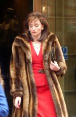 SOPHIE TURNER on the Set of ITVX Drama Joan in Birmingham 08/11/2023