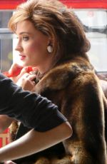SOPHIE TURNER on the Set of ITVX Drama Joan in Birmingham 08/11/2023
