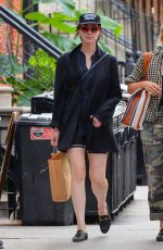 ST VINCENT Out with a Friend in East Village in New York 08/22/2023