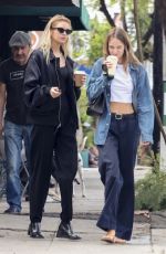 STELLA MAXWELL Out for Coffee with a Friend in Los Feliz 08/21/2023