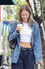 STELLA MAXWELL Out for Coffee with a Friend in Los Feliz 08/21/2023