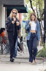 STELLA MAXWELL Out for Coffee with a Friend in Los Feliz 08/21/2023
