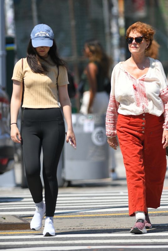 SUSAN SARANDON Out with a Friend in New York 08/20/2023