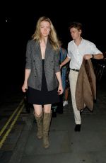 TALULAH RILEY Leaves Chiltern Firehouse in London 08/05/2023