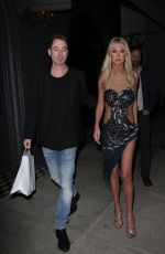 TARA REID and Nathan Montpetit-Howar Out for Dinner at Craig