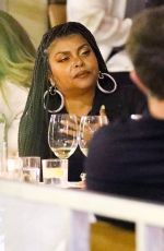 TARAJI P. HENSON Out for Dinner with a Friend at E Baldi in Beverly Hills 08/26/2023