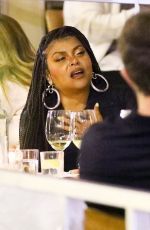 TARAJI P. HENSON Out for Dinner with a Friend at E Baldi in Beverly Hills 08/26/2023