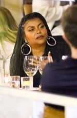 TARAJI P. HENSON Out for Dinner with a Friend at E Baldi in Beverly Hills 08/26/2023
