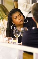 TARAJI P. HENSON Out for Dinner with a Friend at E Baldi in Beverly Hills 08/26/2023