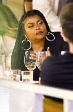 TARAJI P. HENSON Out for Dinner with a Friend at E Baldi in Beverly Hills 08/26/2023