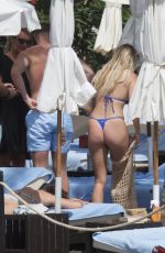 TASHA GHOURI in Bikini at a Beach in Marbella 08/12/2023