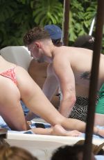 TASHA GHOURIN in Bikini on Holiday in Marbella 08/09/2023