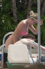 TASHA GHOURIN in Bikini on Holiday in Marbella 08/09/2023