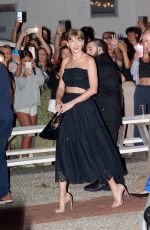 TAYLOR SWIFT Arrives at a Party in New Jersey 08/18/2023