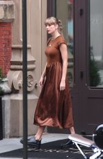 TAYLOR SWIFT Arrives at Zero Bond in New York 08/17/2023