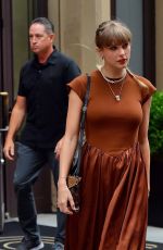TAYLOR SWIFT Leaves Zero Bond Restaurant in New York 08/17/2023