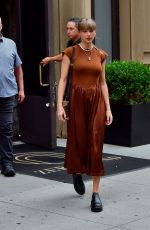 TAYLOR SWIFT Leaves Zero Bond Restaurant in New York 08/17/2023
