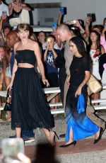 TAYLOR SWIFT, ZOE KRAVITZ, LANA DEL REY, CARA DELEVINGNE, RAINEY QUALLEY and AMDIE MACDOWELL Arrives at Margaret Qualley and Jack Antonoff
