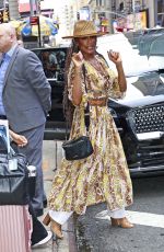 TERRY ELLIS and RHONA BENNETT Leaves Good Morning America Studio in New York 08/16/2023