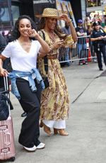 TERRY ELLIS and RHONA BENNETT Leaves Good Morning America Studio in New York 08/16/2023