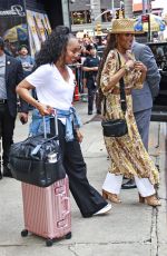 TERRY ELLIS and RHONA BENNETT Leaves Good Morning America Studio in New York 08/16/2023