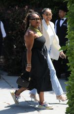 TIA MOWRY Arrives at Day of Indulgence Event in Los Angeles 08/13/2023
