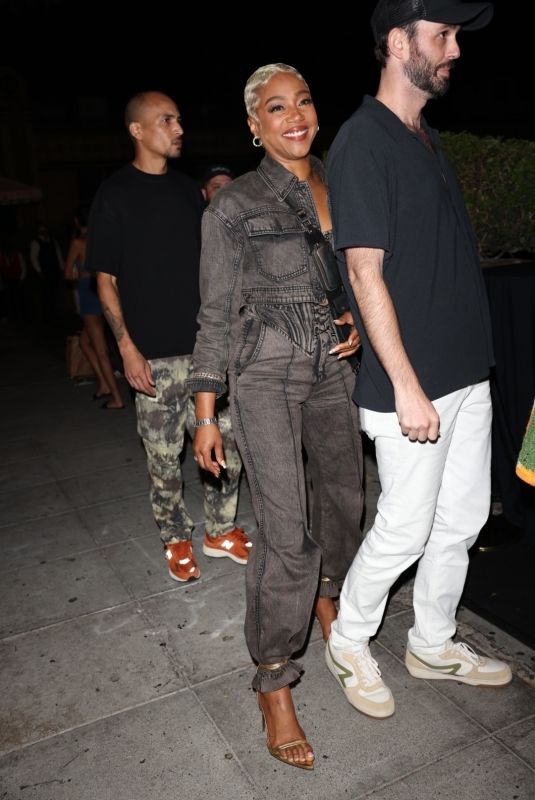 TIFFANY HADDISH Leaves Dave Chappelle’s Pop up Event at Delilah in West Hollywood 08/01/2023