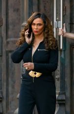 TINA KNOWLES Out After News of Her Divorce from Richard Lawson in New York 07/31/2023