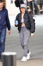 TULISA CONTOSTAVLOS Leaves BBC Studios in London 08/19/2023