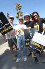 VANESSA MINNILLO and DANIELA RUAH at SAG Strike at Paramount Studio in Hollywood 08/02/2023