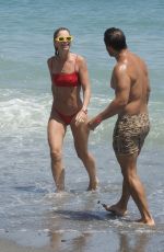 VOGUE WILLIAMS in Bikini at a Beach in Sotogrande 07/29/2023