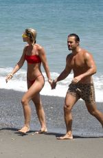 VOGUE WILLIAMS in Bikini at a Beach in Sotogrande 07/29/2023