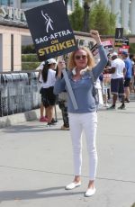 VVIRGINIA MADSEN at Fox Studios for SAG AFTRA Strike in Los Angeles 08/01/2023
