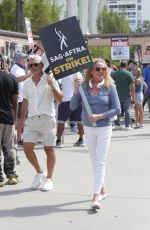 VVIRGINIA MADSEN at Fox Studios for SAG AFTRA Strike in Los Angeles 08/01/2023